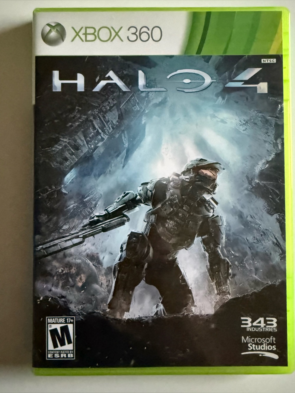Microsoft Halo 4 Video Game - Black, Gray, Green Accents